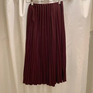 Chiffon pleated skirt